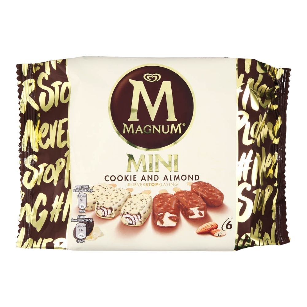 MAGNUM MINI COOKIE&ALMOND 4X345ML