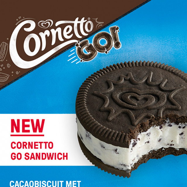 CORNETTO GO SANDWICH 33X110ML