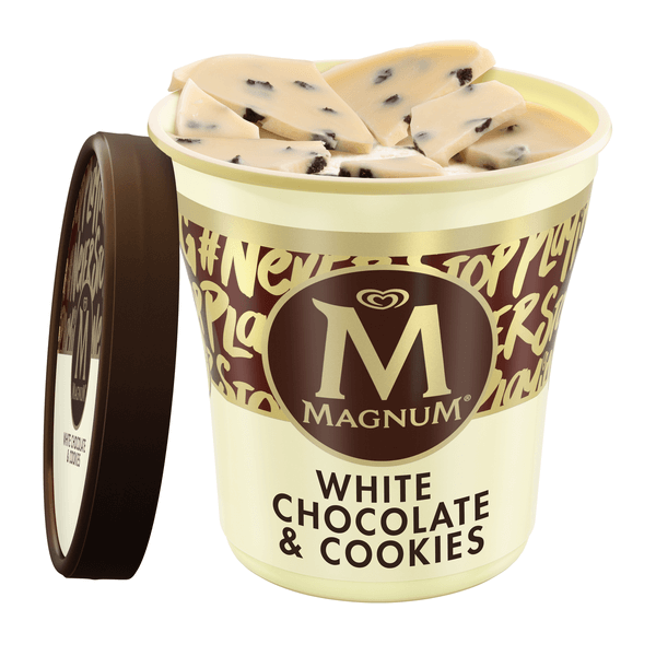 MAGNUM PINT WHITE CHOC & COOKIE 8X440ML