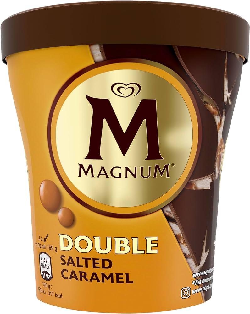 MAGNUM PINT DBL SALTED CARAMEL 8X440ML